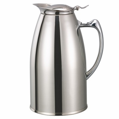 1.0 Liter Chrome Foam-Lined Stainless Server