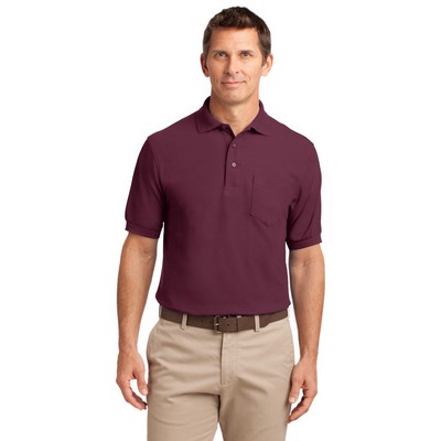 Port Authority® Silk Touch™ Polo Shirt w/ Pocket