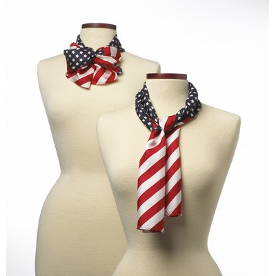 The Flag Patriotic Scarf - 8"x45"