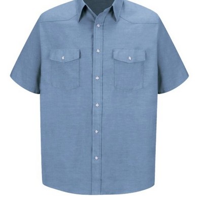 Red Kap® Men's Short Sleeve Deluxe Western Style Shirt