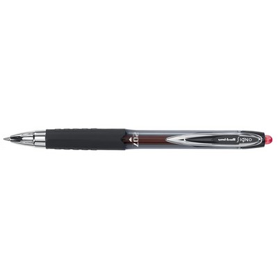 Uniball 207 Red/Red Ink Retractable Gel Pen