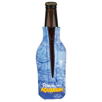 Full Color Bottle Zipper Scuba Cooler