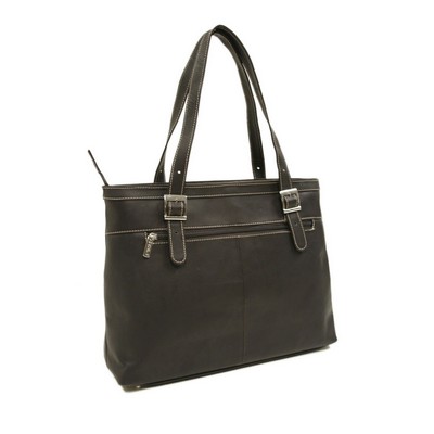 Ladies Laptop Tote Bag w/Double Adjustable Handle