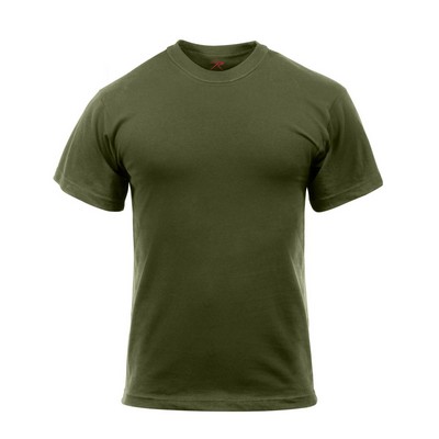 Cotton/Polyester Olive Drab Military T-Shirt (3XL)