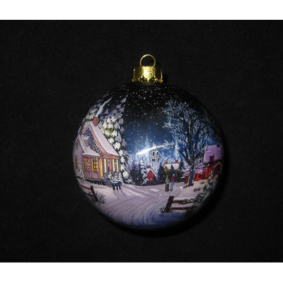 3" Ball Glass Ornament - Fine Art Artwork