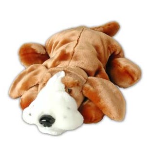 Custom Plush Lazy Brown Dog