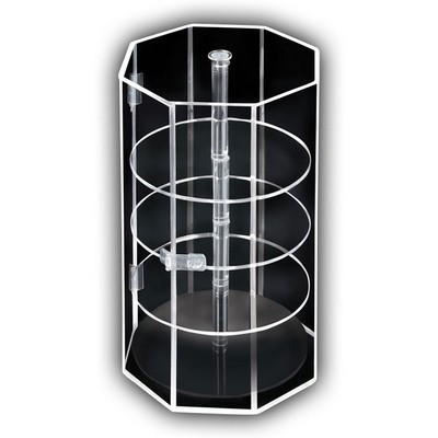 Locking Case W/Rotating Shelves (21 1/4"x13"x12")