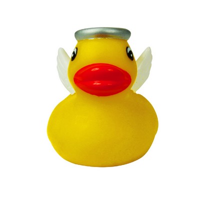 Yellow Mini Rubber Angel Duck© Toy