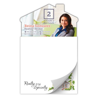 Magna-Note House Magnet - Stock Realty Sticky Notes