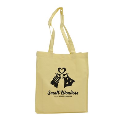 Non-Woven PP Ivory Shopper (13"x6"x15")