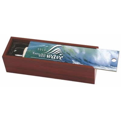 Saborno Slide Lid Rosewood Wine Box II