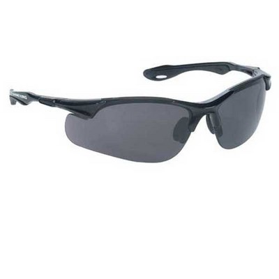 Fashion Style Wraparound Safety/Sun Glasses Gray Lens