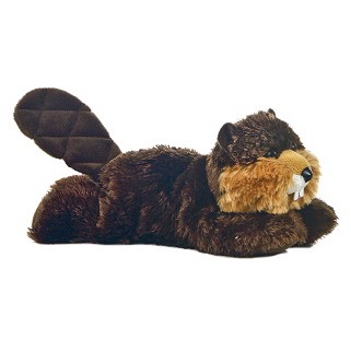 8" Builder Beaver Stuffed Animal