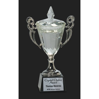 Championship M Crystal Cup Trophy Award M - 9 1/2'' H