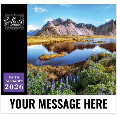 Galleria Wall Calendar 2026 Faith Passages (English)