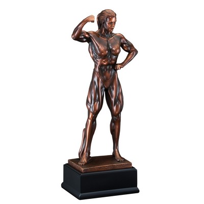 Body Builder Female 11"H