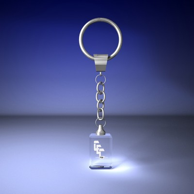 Rectangular Keychain w/ LED Light