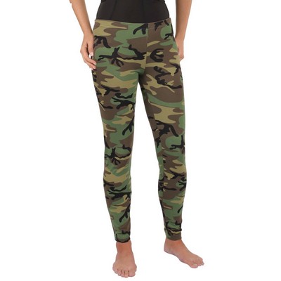 Womens Woodland Camo Leggings