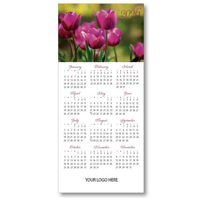 2026 Tulips Magnetic Calendar