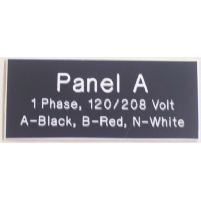 1" x 3" - Acrylic Signs