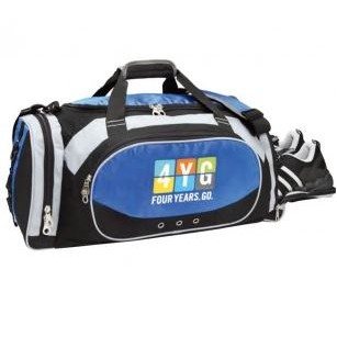 Deluxe Poly Duffel Bag with Shoe Storage