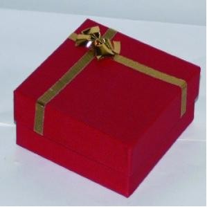 Cardboard T-Earring Pendant Box w/Bow