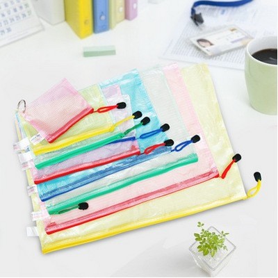 Zipper Mesh Pencil Pouches Bag