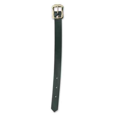 Black Leather Strap With Gold Buckle