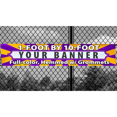 1' X 10' - (12" x 120") Tent Valance Banner