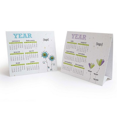 Seed Paper Table Tent / Calendar