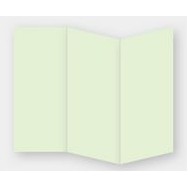 Trifold Plastic Menu (4"x 8½")