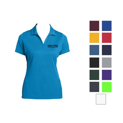 Ladies' Polo Shirt with PosiCharge® RacerMesh Design