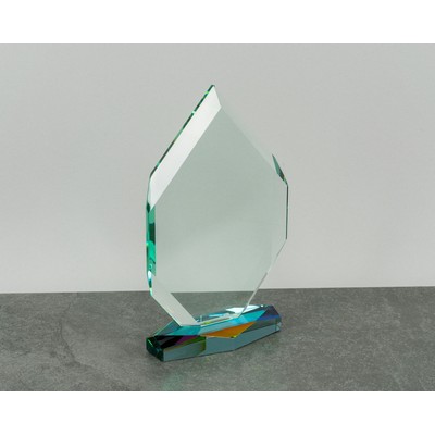 Large Jade Glass Victory Prism Award