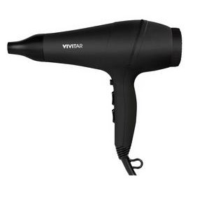 Vivitar® 1875 Watt Ionic Ceramic Tourmaline Black Hair Dryer