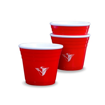 2 oz. Mini Bomb Party Cup Shot Glass (2 Color Imprint)