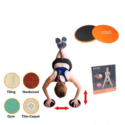 Yoga Dual Sided Fitness Gliding Discs