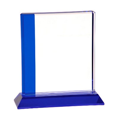 Blue Edge Crystal Award -small