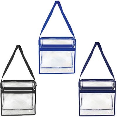 NFL Stadium Compliant Clear Messenger Style Bag