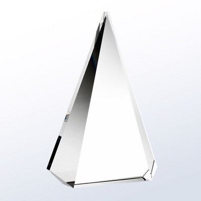 The Majestic Triangle Award - Medium Crystal Award