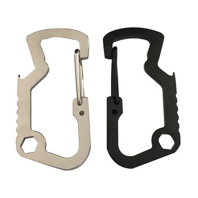 Antimicrobial EDC Door Handle Opener Carabiner