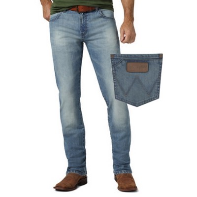 Wrangler® Men's Jacksboro Blue Retro® Slim Straight Stretch Jeans