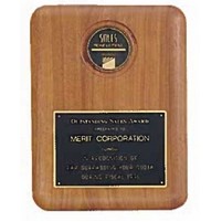 CAM Series American Walnut Plaque w/CAM Medallion (7"x 8")