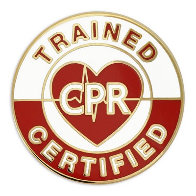 CPR Certified/Trained Lapel Pin