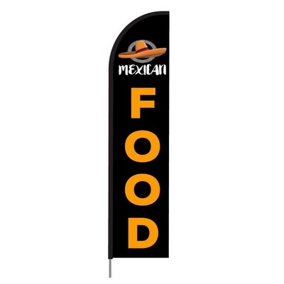 Type of Restaurant & Food Flags - Feather Banner - Mexican Food