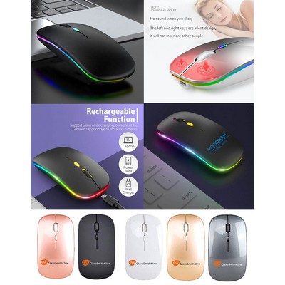 Kidder iBank® LED Wireless Mouse with Built-in rechargeable battery