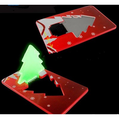 Christmas Tree Shaped LED Card Light