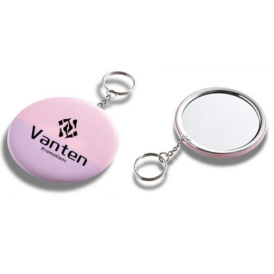 Pocket Mirror with Keychain