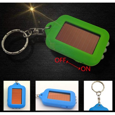 Solar Powered Light Keychain