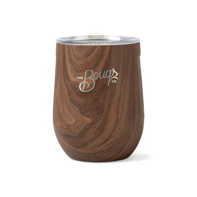 CORKCICLE® Stemless Wine Cup - 12 Oz. - Walnut