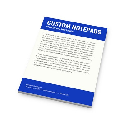 Custom Notepads - Printed Front and Back (4" x 6")